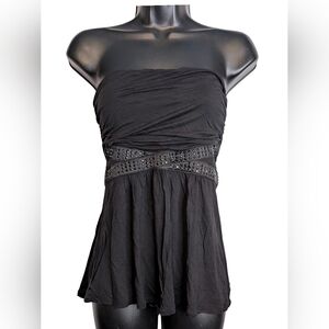 Y2K Express Tube Top with Studded Detail. Size Medium